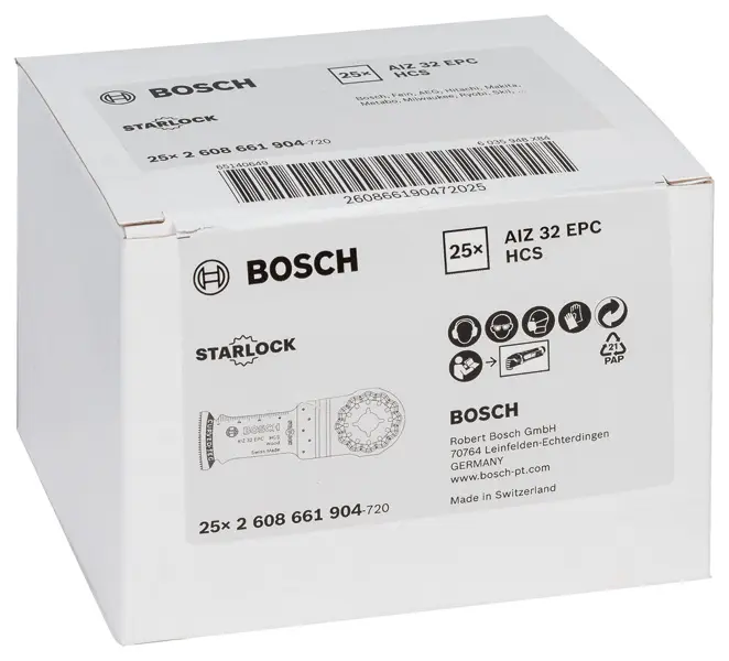 BOSCH HCS Tauchsägeblatt AIZ 32 EPC Wood, 50 x 32 mm Wochenendangebot