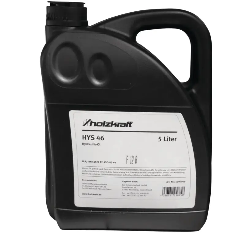 Neue Ware Holzkraft Hydrauliköl HYS 46, 5 Liter