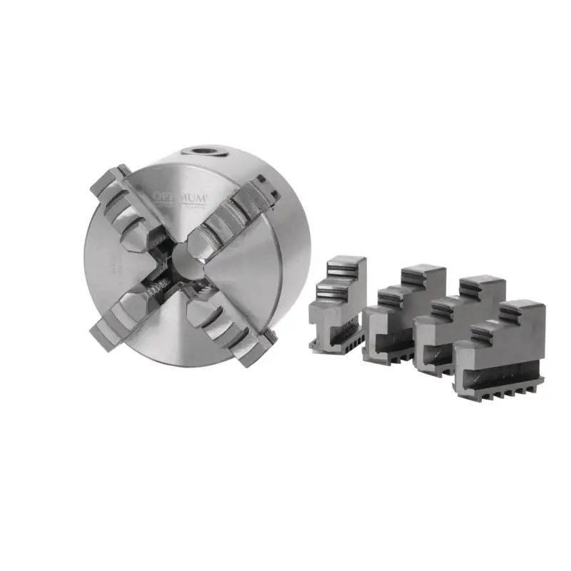 Jetzt Bestellen Optimum Vierbacken-Drehfutter Guss Camlock, einzeln spannend Ø 200 mm DIN ISO 702-2 Nr. 4