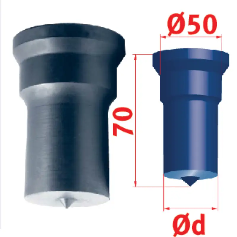 Metallkraft Rundstempel Nr.4 Ø 41 mm Geprüft