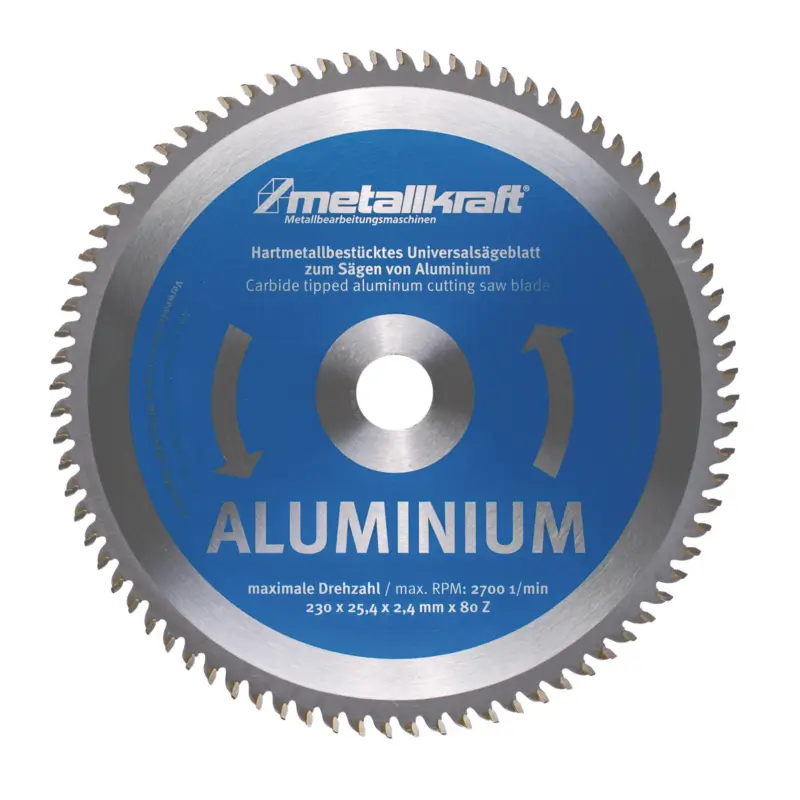 Metallkraft Sägeblatt für Aluminium Ø 230 x 2,4 x 25,4 mm Echt