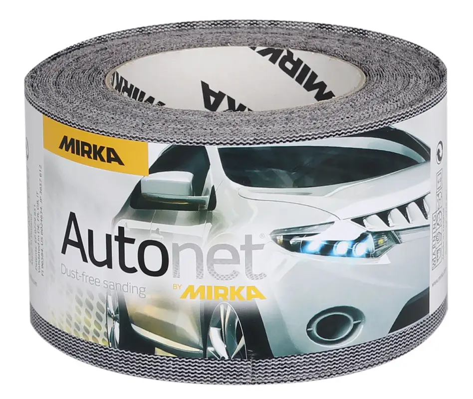 Markenware MIRKA AUTONET 75mm x 10m Grip Rolle P120