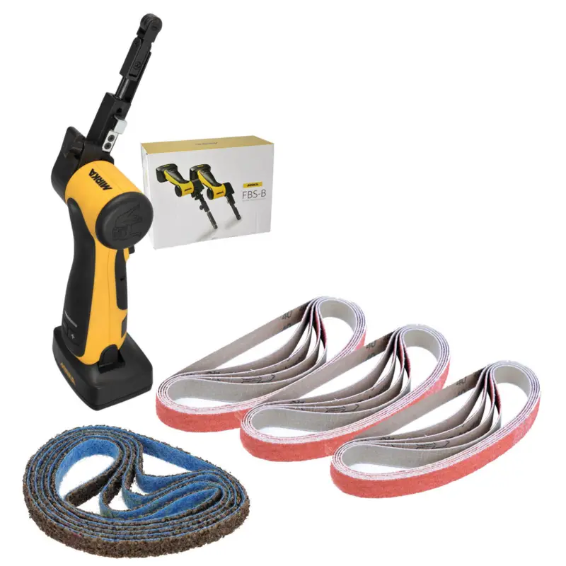 Zertifiziert MIRKA StarterKIT FBS 10x330mm akkubetrieben