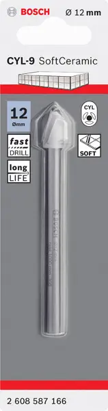 Schneller Versand BOSCH Fliesenbohrer CYL-9 Ceramic, 12 x 90 mm
