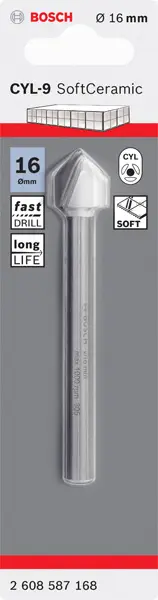 Neu Im Sortiment BOSCH Fliesenbohrer CYL-9 Ceramic, 16 x 90 mm