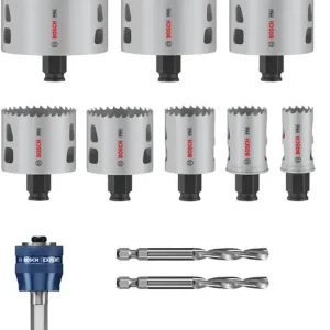 Versand Am Gleichen Tag BOSCH PRO Multi Material PC Plus Lochsägen-Set, 25-86 mm, 11-tlg.