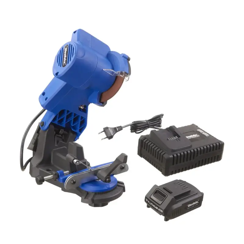 Preis Gesenkt Akku-Sägekettenschärfgerät, 18 Volt, SKSG 18, inklusive Li-Ion-Akku, 2,0 Ah und Ladegerät