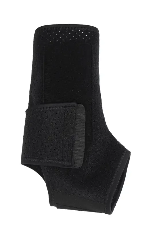 Super-Preis Aktiv-Knöchelbandage mit Klettverschluss, Universalgröße „Flexitek“. Schwarz