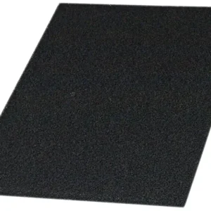 Aktivkohle Filtermatte PAK 45/32 Schwarz, Filterschwamm, 45 x 31,5 x 1,9 cm Sichere Zahlung