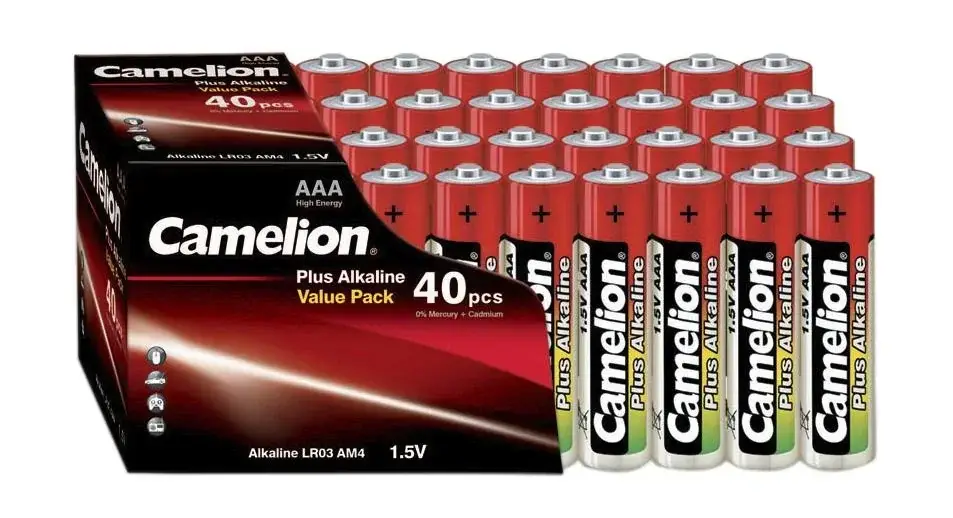 Begrenztes Angebot Alkaline Mignon (AA) Plus Batterien - 40 Stück