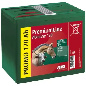 Alkaline Trockenbatterie für Weidezaungeräte, 9V / 170 Ah Mega-Angebot