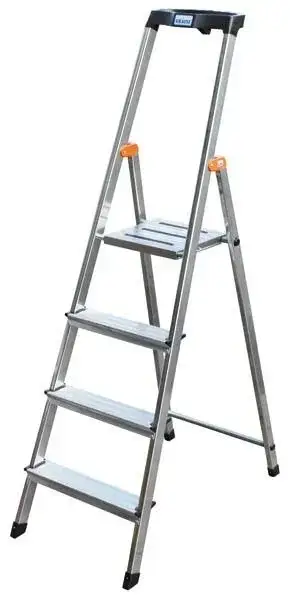 Alu - Stufen - Stehleiter, 8 Stufen Heißes Angebot