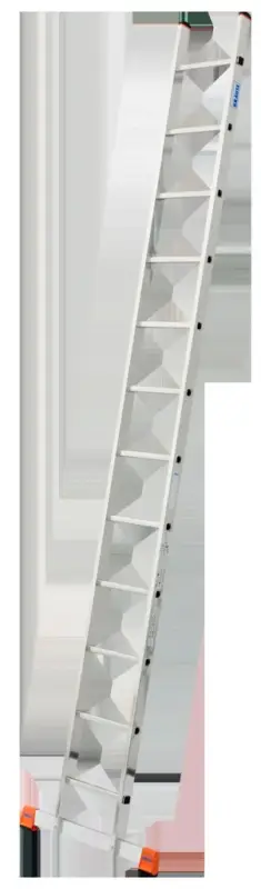 Alu Anlegeleiter mit 15 Sprossen Markenprodukt