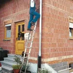 Alu Anlegeleiter mit 8 Sprossen Saisonangebot