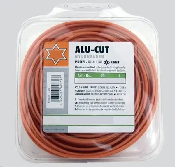 Neue Kollektion Alu Polyamidfaden (Nylonfaden) 1,6 mm - 210 m - 6 kant