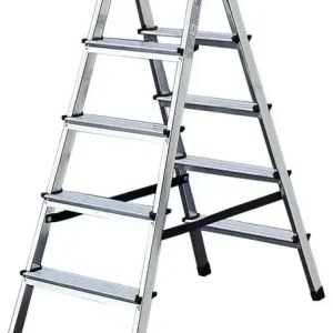 Alu Stufen Doppelleiter 2 x 5 Stufen Aktuell