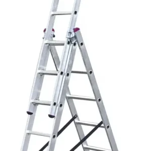 Ausverkauf Alu Vielzweckleiter/ Treppenleiter 3x6 Sprossen