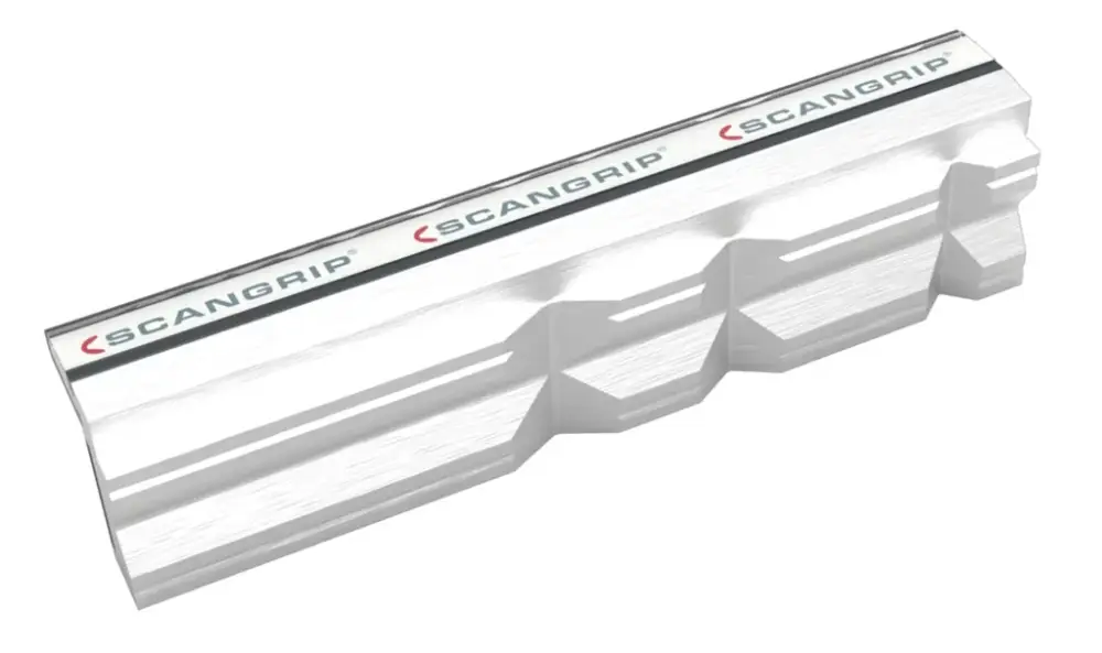 Neu Alu-Prismen-Magnet-Schraubstockbacken 100 mm