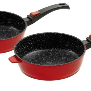 Jetzt Kaufen Aluguss-Bratpfanne mit Klick-Griff, Ø 24 cm, rot
