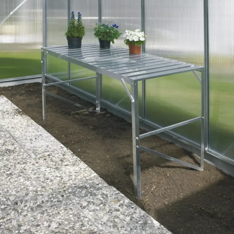 Alutisch, Farbe 1 Ablage, Farbe 121 x 54 x 76 cm, Farbe alu Preis Gesenkt