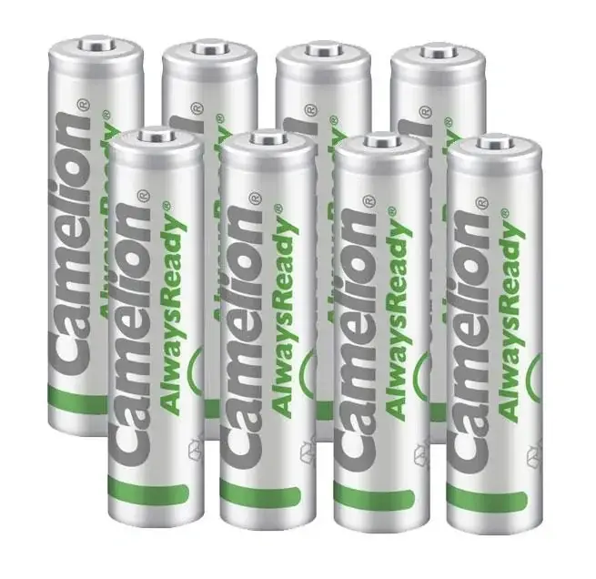 AlwaysReady Solar NiMH Akku Mignon (AA) mit 600mAh - 8 Stück Sonderangebot