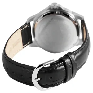 Wochenendangebot Analoge Herrenarmbanduhr mit Echtlederband und Datumsanzeige