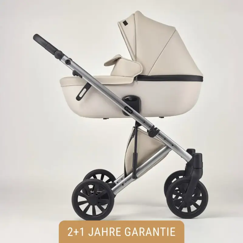 Anex Kinderwagen - e/type 3in1, Farbe Kinderwagen: Soul Echt