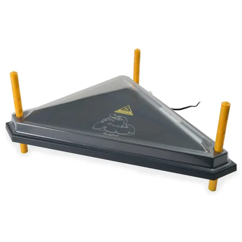 Comfort Wärmeplatte Dreieck 40x40cm für Küken, 24W/ 220-240V Geprüft