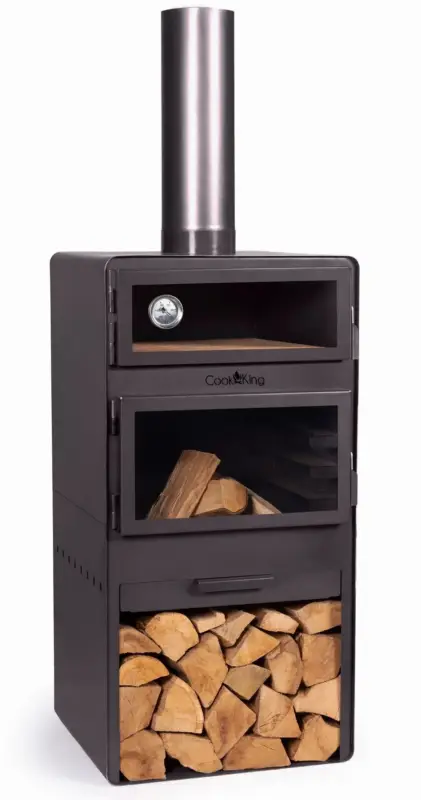 CookKing Terrassenofen Vento Plus, inklusive Pizzaofen Highlight