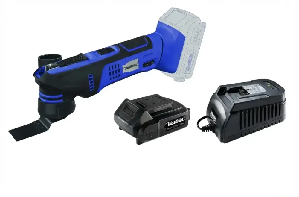 Finale Aktion Cordless Multi-Tool AMFW18 18 V Li-Ion Set (2,0 Ah Akku + Ladegerät)