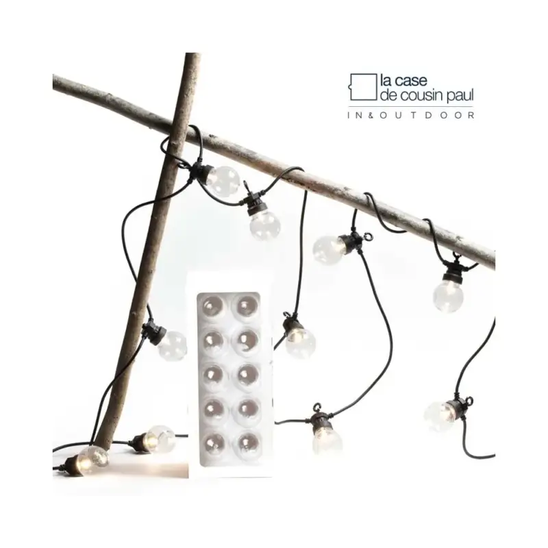 Cousin Paul Lichterkette Outdoor LED transparent Günstig