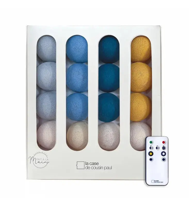 Top-Seller Cousin Paul Lichterketten, Led Girlande - NUIT ETOILEE, In der Box, Blau