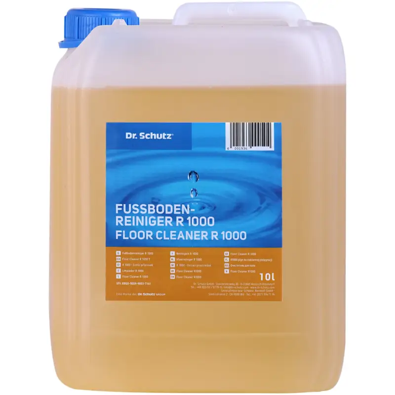 Sichere Zahlung DR. SCHUTZ Fußbodenreiniger R 1000 10 Liter Wischpflege für 10000m²
