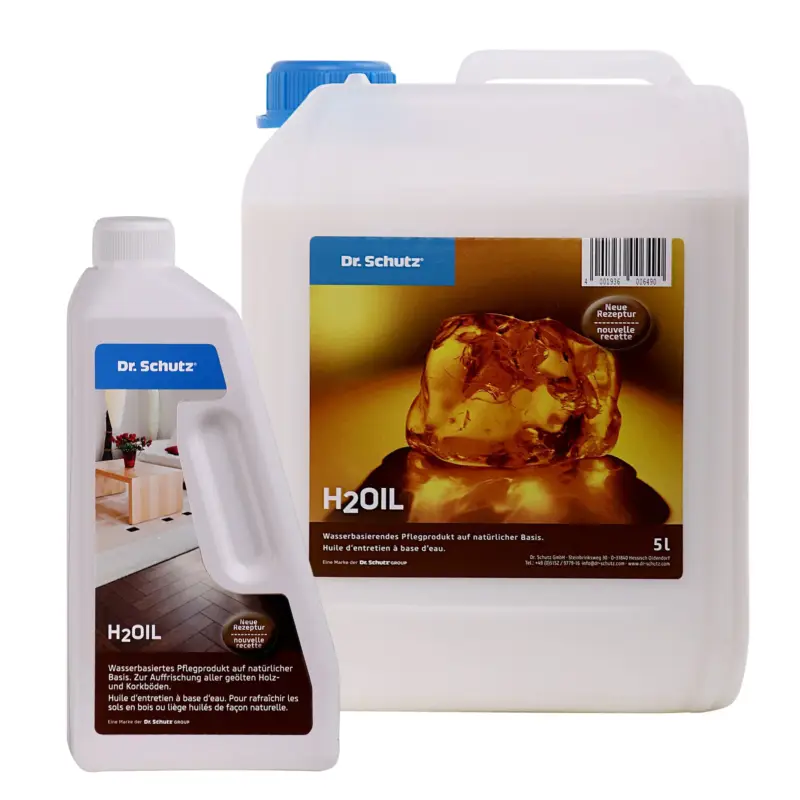 DR. SCHUTZ H2 Oil wasserbasierendes Pflegeöl in verschiedenen Größengebinde Heißes Angebot