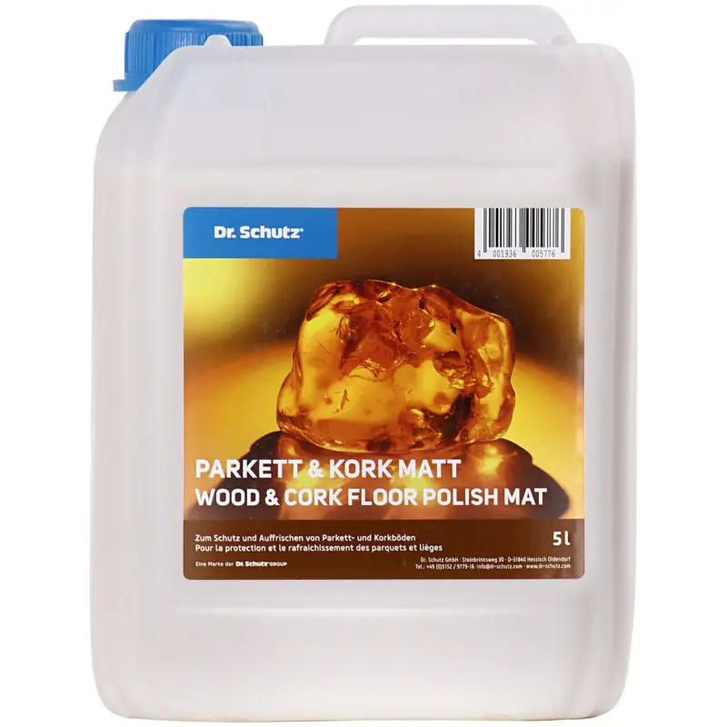 DR. SCHUTZ Parkett & Kork Matt 5 Liter reicht für ca. 200m² Jetzt Bestellen
