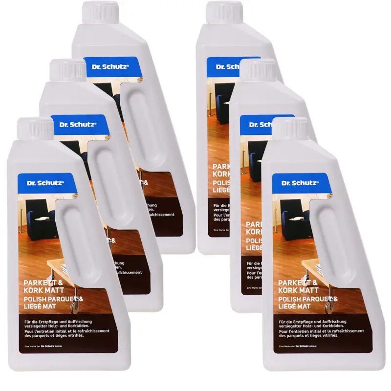 DR. SCHUTZ Parkett & Kork Matt 6 x 750 ml Sonderaktion
