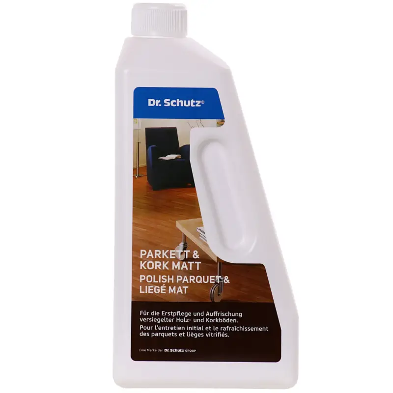 Ausverkauf DR. SCHUTZ Parkett & Kork Matt 750ml reicht für ca. 30m²