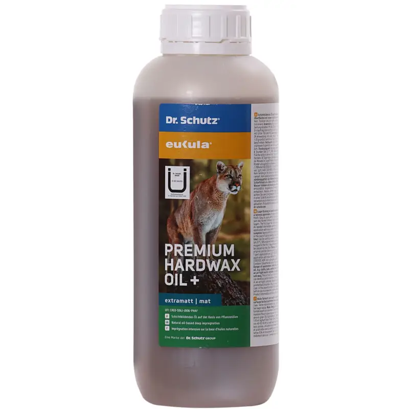DR. SCHUTZ Premium HardWax Öl+ extramatt 1 Liter reicht für 10 m² Nur Heute