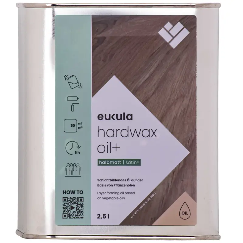 DR. SCHUTZ Premium HardWax Öl+ seidenmatt 2,5 Liter reicht für ca. 25 m² Echt