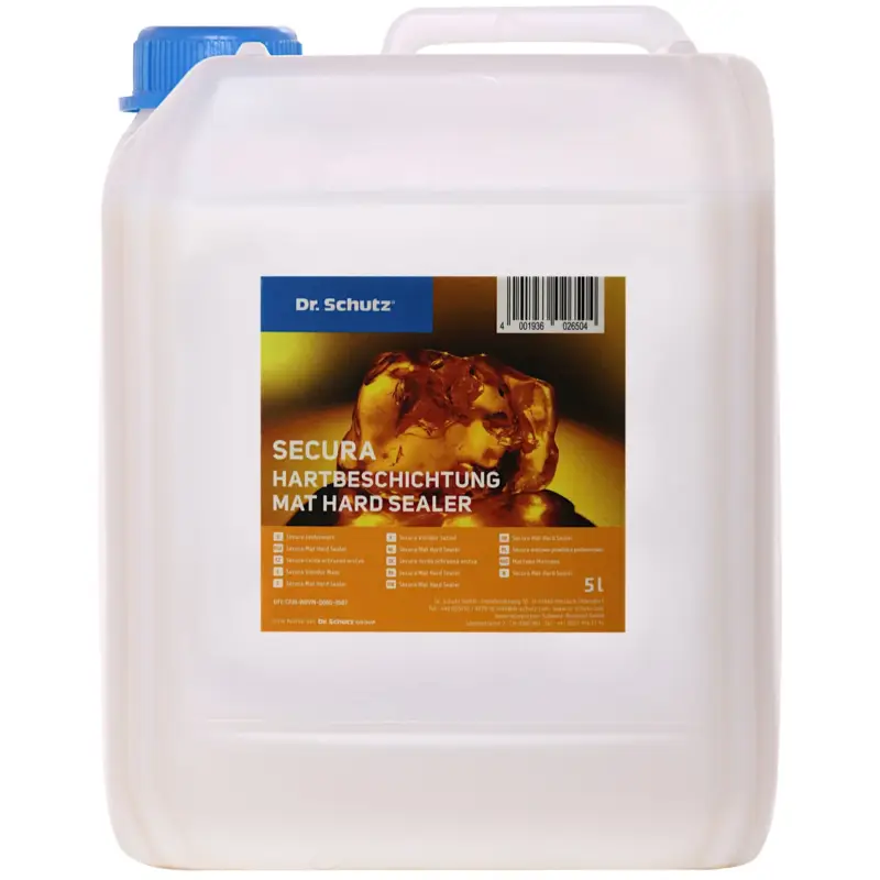 Neu Im Sortiment DR. SCHUTZ Secura Hartversiegelung seidenmatt 5 Liter für ca. 100 m²