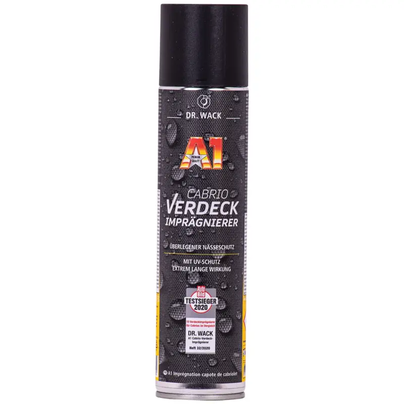 DR. WACK A1 Cabrio Verdeck-Imprägnierer 400 ml Meistverkauft