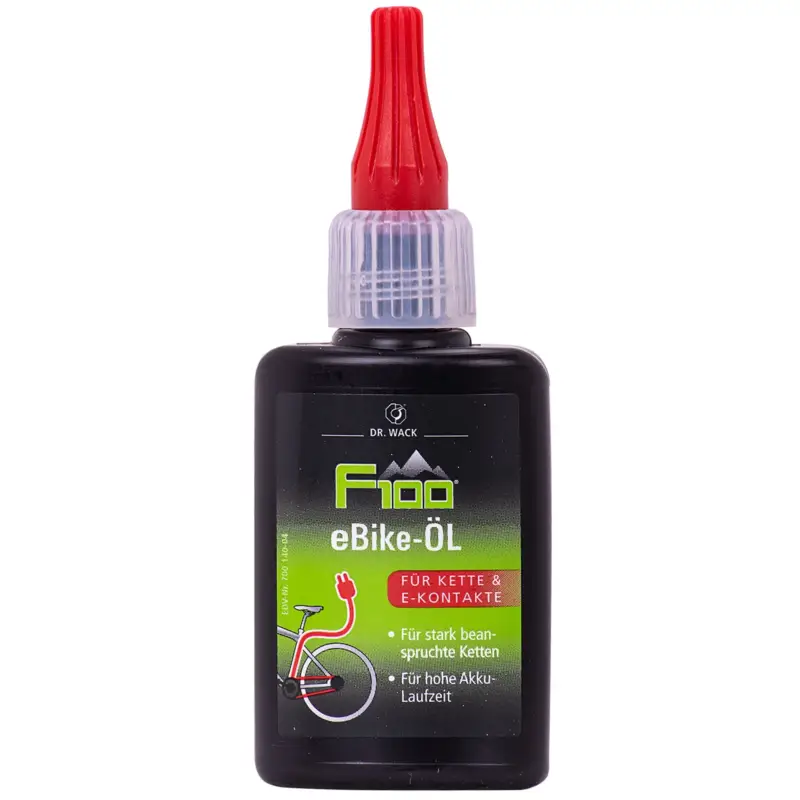 Top-Seller DR. WACK F100 E-Bike-Kettenöl Tropfflasche 50 ml