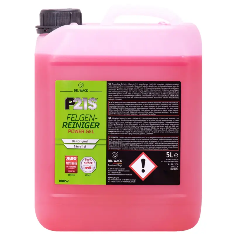 DR. WACK KFZ P21S Felgen-Reiniger POWER GEL 5 Liter Super-Preis