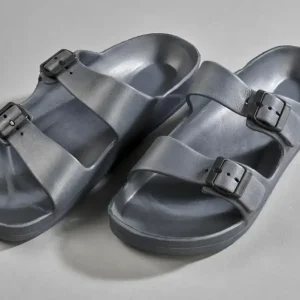 Markenprodukt Freizeit-Badepantolette, Farbe blau, Gr.40