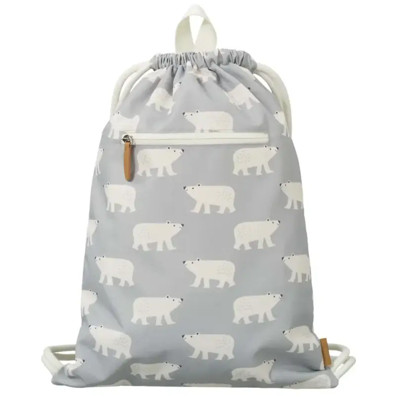 Fresk Beutel Eisbär blau grau Angebot