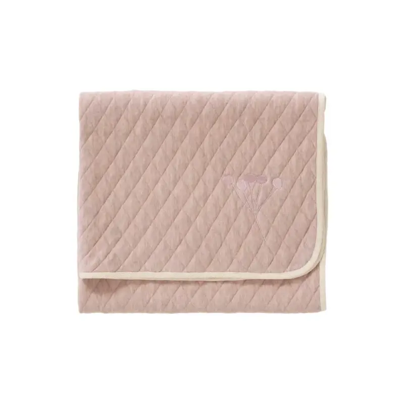 Heißes Angebot Fresk Decke, Babydecke, Kinderwagendecke Nordic Mellow rose 100 x 150 cm