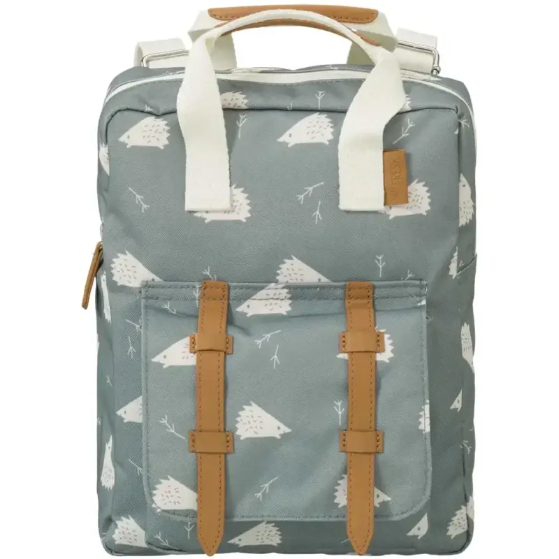 Wochenendangebot Fresk Kinderrucksack Igel blau grau