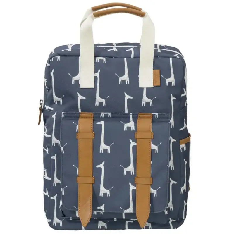 Sonderaktion Fresk Kinderrucksack groß Giraffe blau