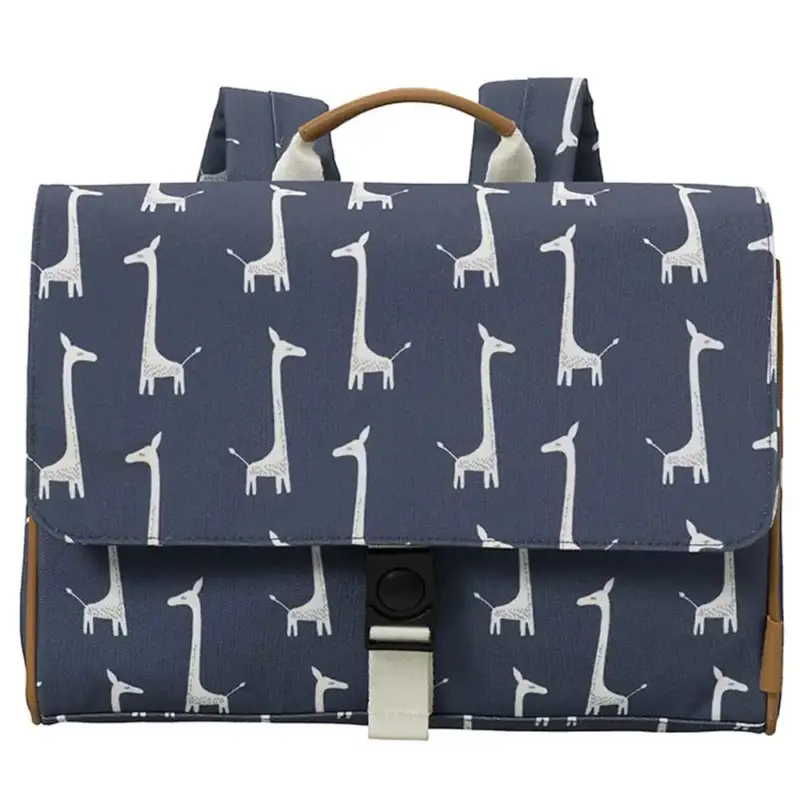 Angebot Fresk Schulranzen Giraffe blau