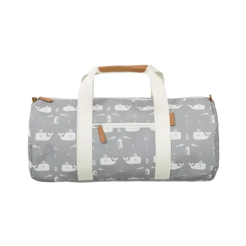 Aktuell Fresk Sporttasche Kinder, Kinderreisetasche, Schwimmtasche kinder - Wal Grau